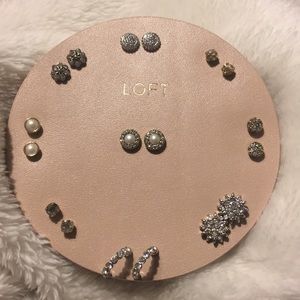 LOFT Stud Earring Set of 9